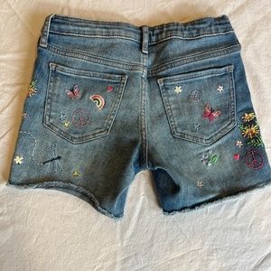 Gap Kids’ denim shorts with embroidery